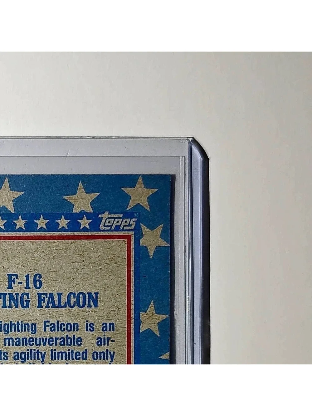 F-16 Fighting Falcon 1991 Topps Desert Storm #115 Card